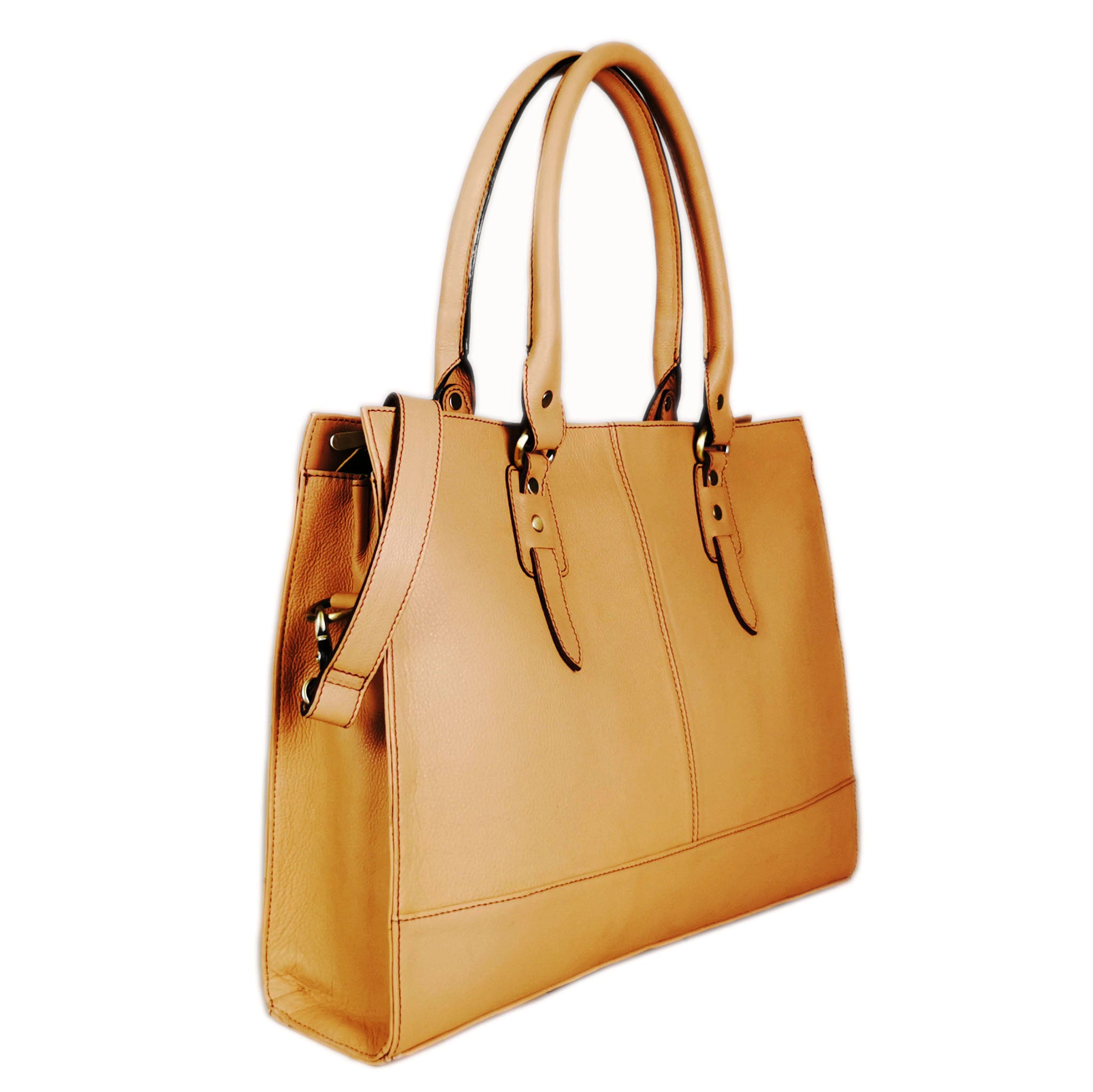 Beige laptop bag best sale