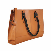 Load image into Gallery viewer, The Signature 17&quot; Premium Leather Bag, Glazed Tan
