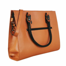 Load image into Gallery viewer, The Signature 17&quot; Premium Leather Bag, Glazed Tan
