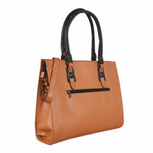 Load image into Gallery viewer, The Signature 17&quot; Premium Leather Bag, Glazed Tan
