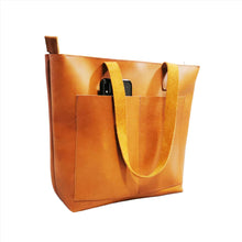 Load image into Gallery viewer, Embossed Leather Tote Bag
