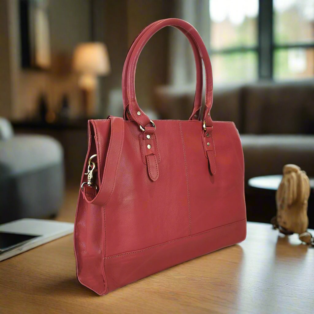 real leather handbags