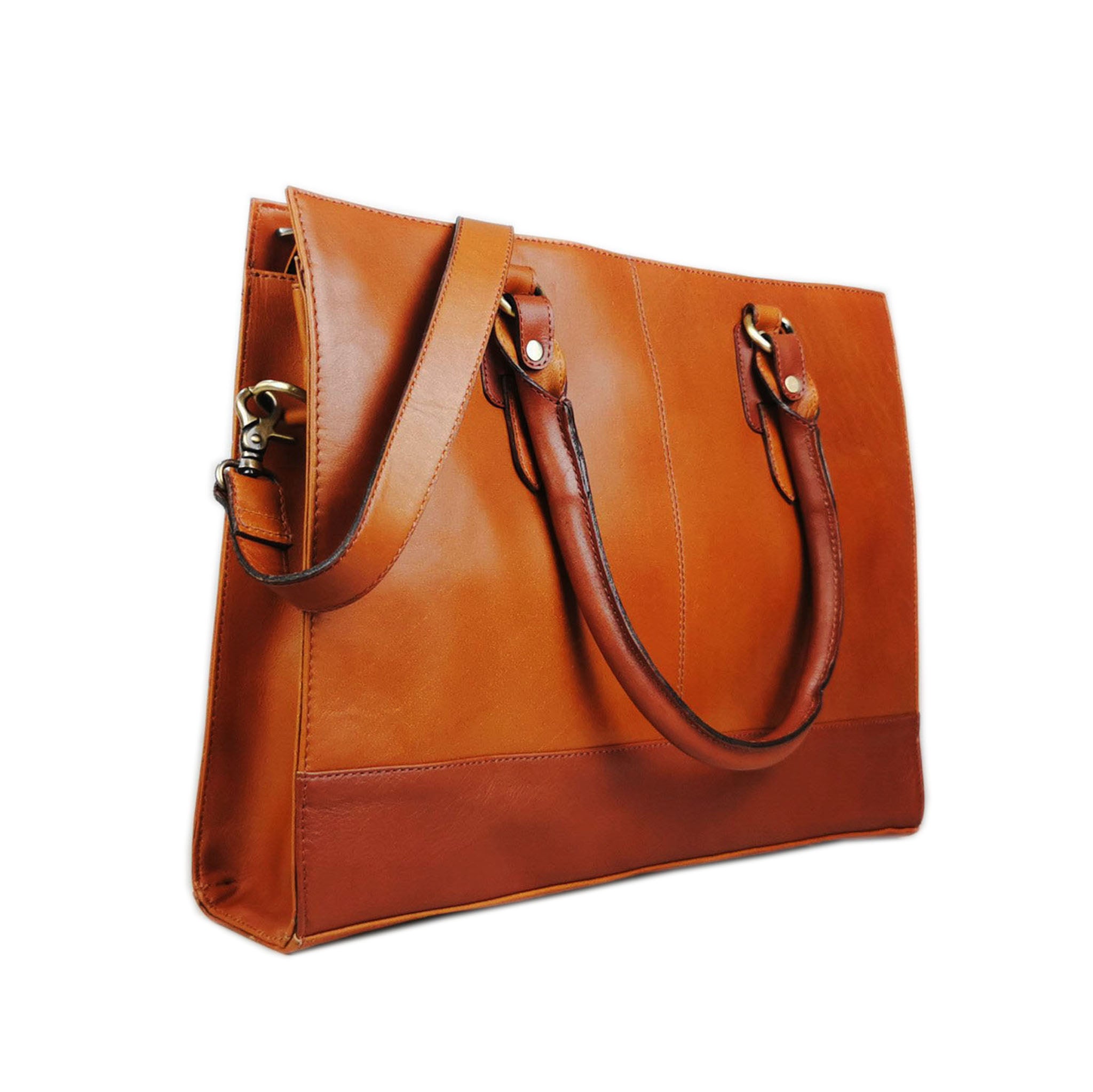 Leather tan bags best sale