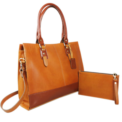 The Signature 17" Bag, Tan