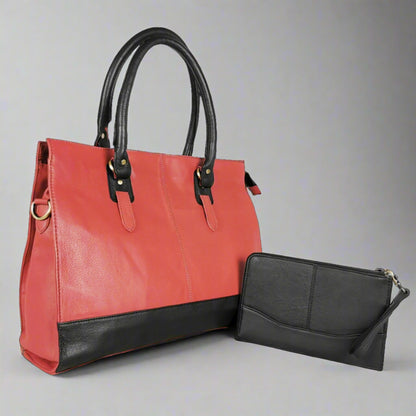 womens leather laptop tote