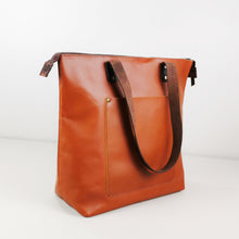 Load image into Gallery viewer, Personalized Leather Tote Bag
